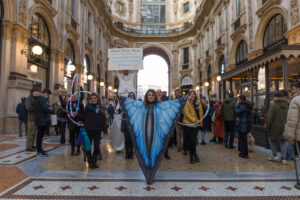 Flash mob per i “Bambini farfalla” Milano